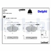 Image de Jeu De Plaquettes De Frein Lp695 Delphi Delphi Lp695 Citroen