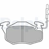 Image de Kit De Plaquettes De Frein, Frein À Disque Lp696 Delphi Delphi Lp696 Citroen;Peugeot;Renault