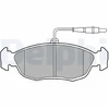 Image de Kit De Plaquettes De Frein, Frein À Disque Lp793 Delphi Delphi Lp793 Citroen;Peugeot