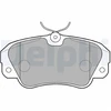Image de Kit De Plaquettes De Frein, Frein À Disque Lp848 Delphi Delphi Lp848 Opel;Vauxhall