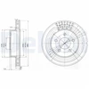 Image de Disque De Frein Delphi Bg3846 Jeep