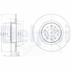 Image de Disque De Frein Delphi Bg3857 Alfa Romeo