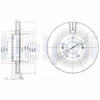 Image de Disque De Frein Delphi Bg3860 Hyundai;Kia