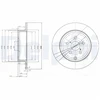 Image de Disque De Frein Delphi Bg3912 Toyota