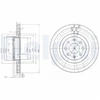 Image de Disque De Frein Delphi Bg3944 Fiat;Opel;Vauxhall