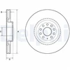 Image de Disque De Frein Delphi Bg9952 Audi;Seat;Skoda;Volkswagen