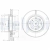 Image de Disque De Frein Delphi Bg3976 Citroen;Jac;Peugeot;Toyota