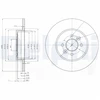 Image de Disque De Frein Delphi Bg3992 Renault