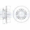 Image de Disque De Frein Delphi Bg4008 Ford