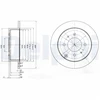 Image de Disque De Frein Delphi Bg4010 Hyundai;Kia