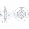 Image de Disque De Frein Delphi Bg4013 Hyundai;Kia