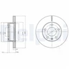 Image de Disque De Frein Delphi Bg4023 Maxus