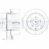 Image de Disque De Frein Delphi Bg4035 Mitsubishi