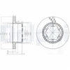 Image de Disque De Frein Delphi Bg9015 Mercedes-Benz;Volkswagen