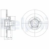 Image de Disque De Frein Delphi Bg9024rs Renault