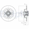 Image de Disque De Frein Delphi Bg9032rs Renault