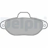 Image de Kit De Plaquettes De Frein, Frein À Disque Lp2013 Delphi Delphi Lp2013 Fiat;Ford