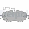 Image de Kit De Plaquettes De Frein, Frein À Disque Lp2043 Delphi Delphi Lp2043 Nissan
