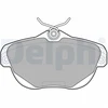 Image de Kit De Plaquettes De Frein, Frein À Disque Lp1991 Delphi Delphi Lp1991 Citroen