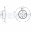 Image de Disque De Frein Delphi Bg4123 Ford;Land Rover;Volvo