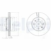 Image de Disque De Frein Delphi Bg4096 Hyundai;Kia