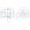 Image de Disque De Frein Delphi Bg4097 Hyundai;Kia