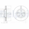 Image de Disque De Frein Delphi Bg4113 Toyota