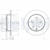 Image de Disque De Frein Delphi Bg4115 Lexus;Toyota