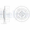 Image de Disque De Frein Delphi Bg4076 Daihatsu;Toyota
