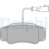 Image de Kit De Plaquettes De Frein, Frein À Disque Lp2054 Delphi Delphi Lp2054 Nissan