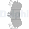 Image de Kit De Plaquettes De Frein, Frein À Disque Lp2057 Delphi Delphi Lp2057 Mercedes-Benz;Porsche;Volkswagen