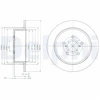 Image de Disque De Frein Delphi Bg4129 Subaru