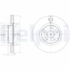 Image de Disque De Frein Delphi Bg9055 Subaru