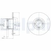 Image de Disque De Frein Delphi Bg2081 Austin;Rover