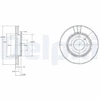 Image de Disque De Frein Delphi Bg2109 Audi;Seat;Volkswagen