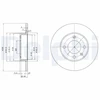 Image de Disque De Frein Delphi Bg2117 Audi;Seat;Volkswagen