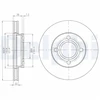 Image de Disque De Frein Delphi Bg2272 Audi