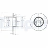 Image de Disque De Frein Delphi Bg2322 Alfa Romeo;Fiat;Lancia