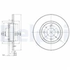 Image de Disque De Frein Delphi Bg2411 Alfa Romeo;Fiat;Lancia