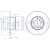 Image de Disque De Frein Delphi Bg2430 Bmw