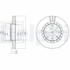 Image de Disque De Frein Delphi Bg2443 Daewoo;Lotus;Opel;Vauxhall