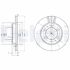 Image de Disque De Frein Delphi Bg2591 Toyota