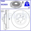 Image de Disque De Frein Delphi Bg2625 Dacia;Nissan;Renault