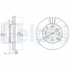 Image de Disque De Frein Delphi Bg2673 Honda