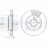 Image de Disque De Frein Delphi Bg2699 Ford