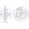 Image de Disque De Frein Delphi Bg2700 Ford