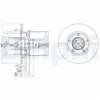 Image de Disque De Frein Delphi Bg2714 Seat;Volkswagen