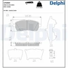 Image de Kit De Plaquettes De Frein, Frein À Disque Lp2069 Delphi Delphi Lp2069 Daihatsu;Ford;Mazda;Subaru;Suzuki