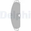 Image de Kit De Plaquettes De Frein, Frein À Disque Lp2033 Delphi Delphi Lp2033 Chrysler;Dodge;Lancia