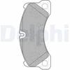 Image de Kit De Plaquettes De Frein, Frein À Disque Lp2117 Delphi Delphi Lp2117 Porsche;Volkswagen